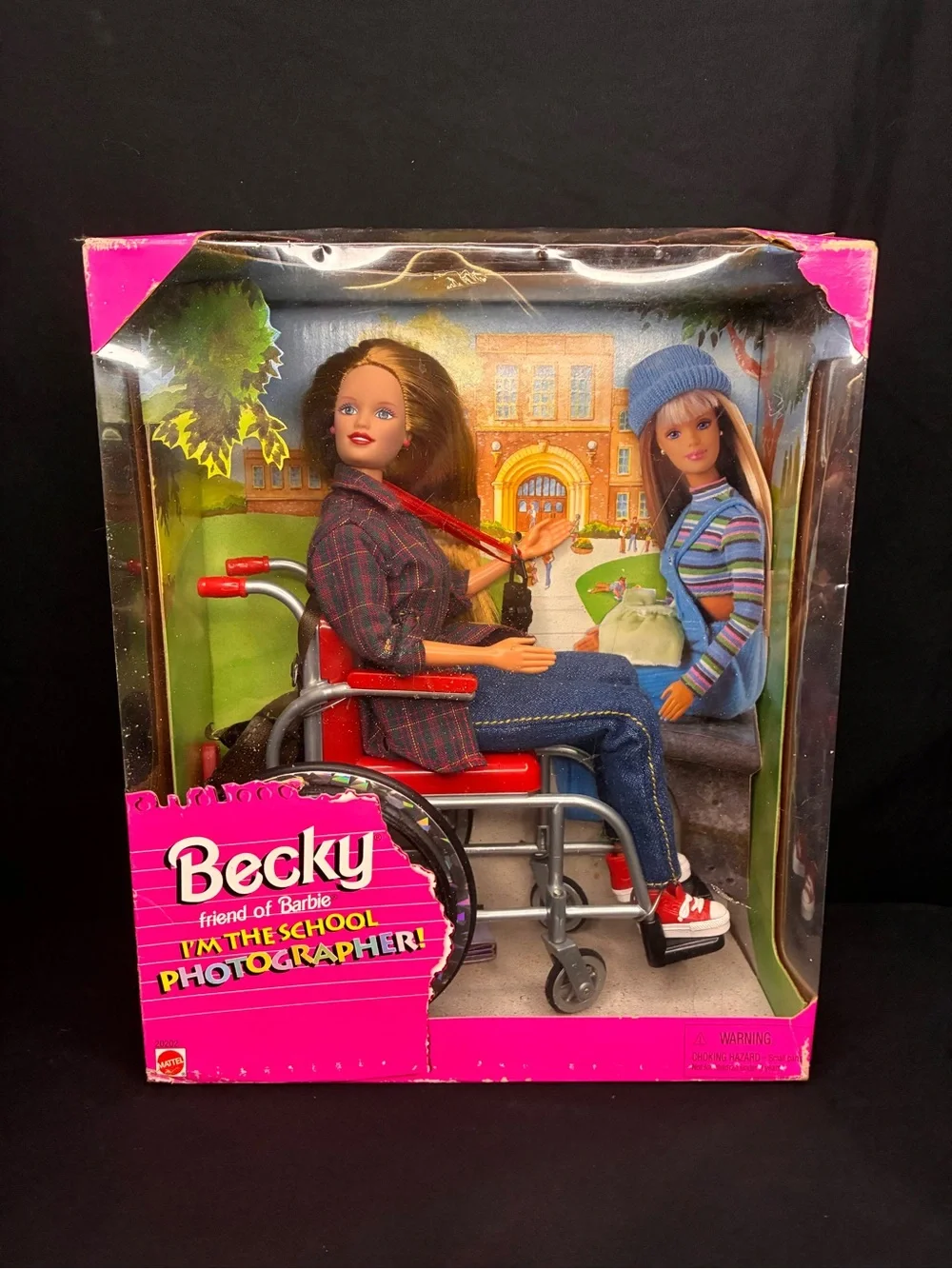 1998 Becky “I’m the School Photographer!” | Friend of Barbie | Wheelchair | NRFB